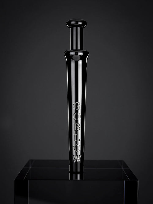 GoBlow Black pendant — high-gloss PVD studio hero