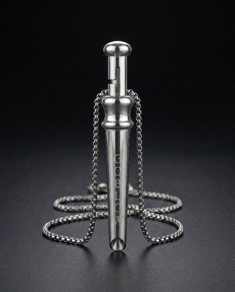 GoBlow Black — high-gloss PVD pendant