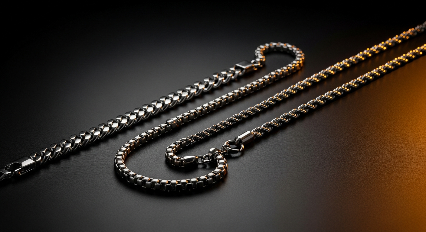 Cuban Vs Box Vs Rope Chain How To Pick The Right Necklace Fo
