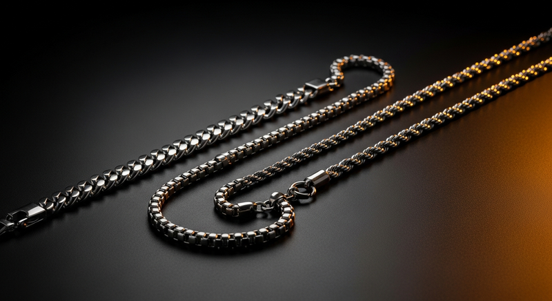 Cuban Vs Box Vs Rope Chain How To Pick The Right Necklace Fo