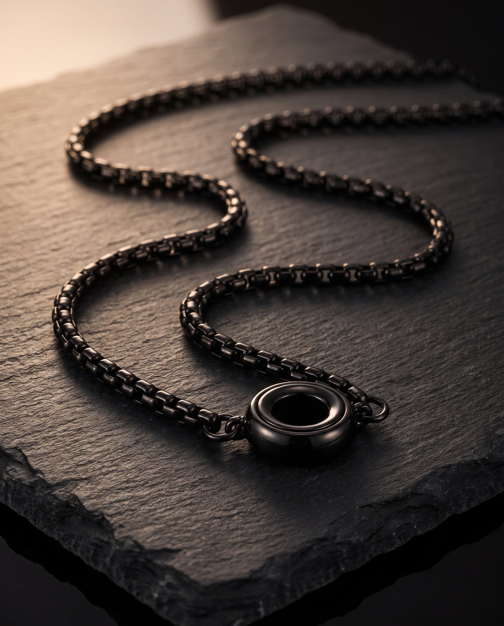GoBlow Necklace Black — dark hero