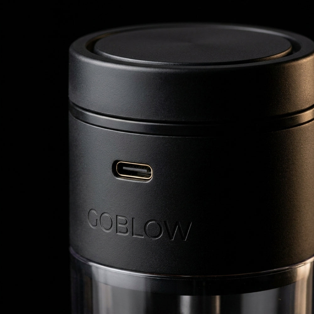 USB-C charging port and flush matte top — engineering detail