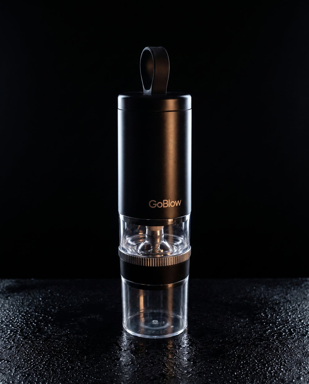 GoBlow Precision Device rim-lit silhouette