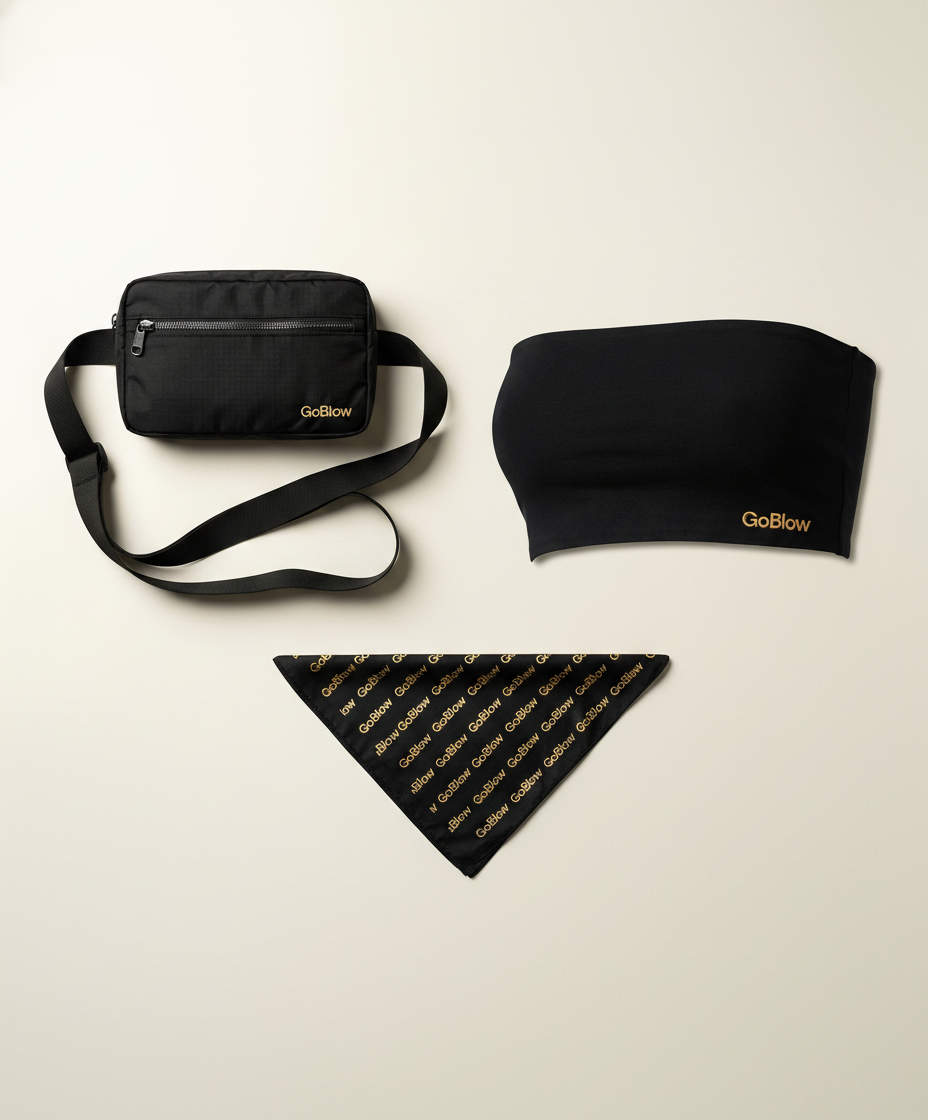 The Capsule Pack — Crossbody, Bandeau, Bandana together