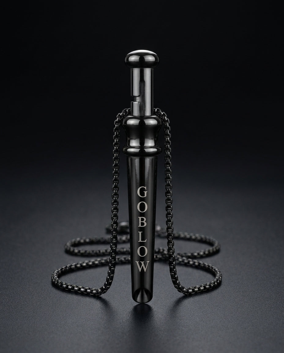 GoBlow Pendant MKII in Black, studio hero