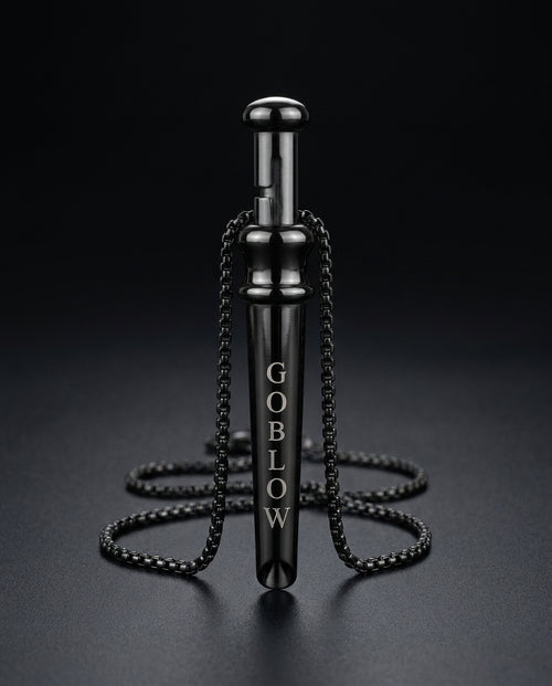 GoBlow Pendant MKII in Black, studio hero