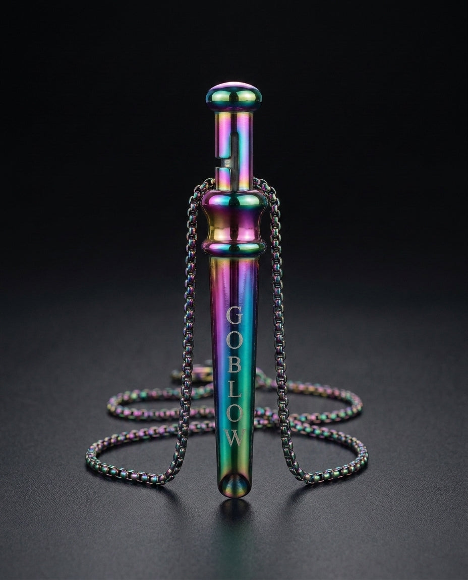 GoBlow Pendant MKII in Rainbow, studio hero