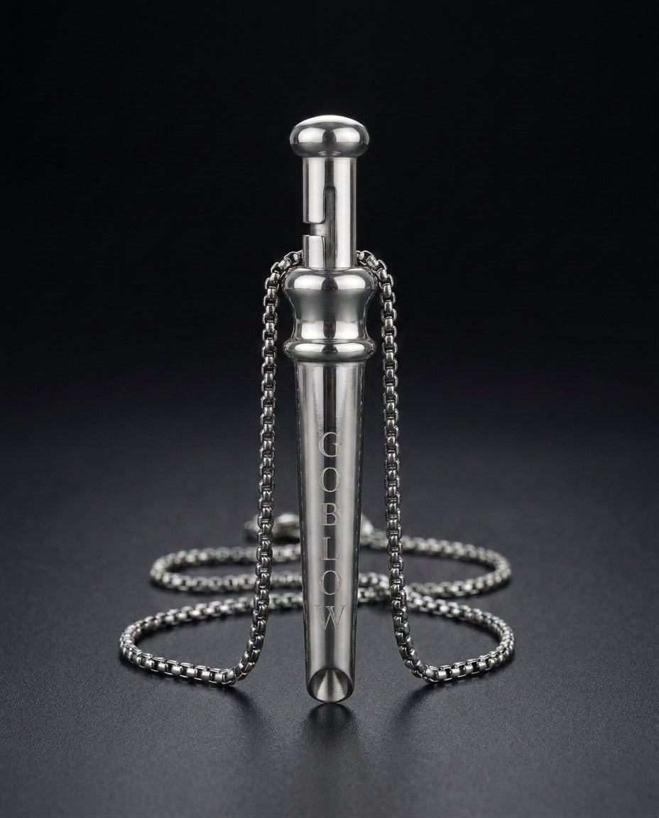 GoBlow Pendant MKII in Steel, studio hero