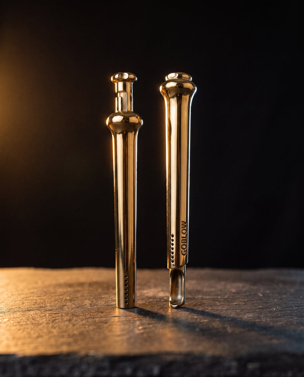 GoBlow MKII Gold — front and scoop view