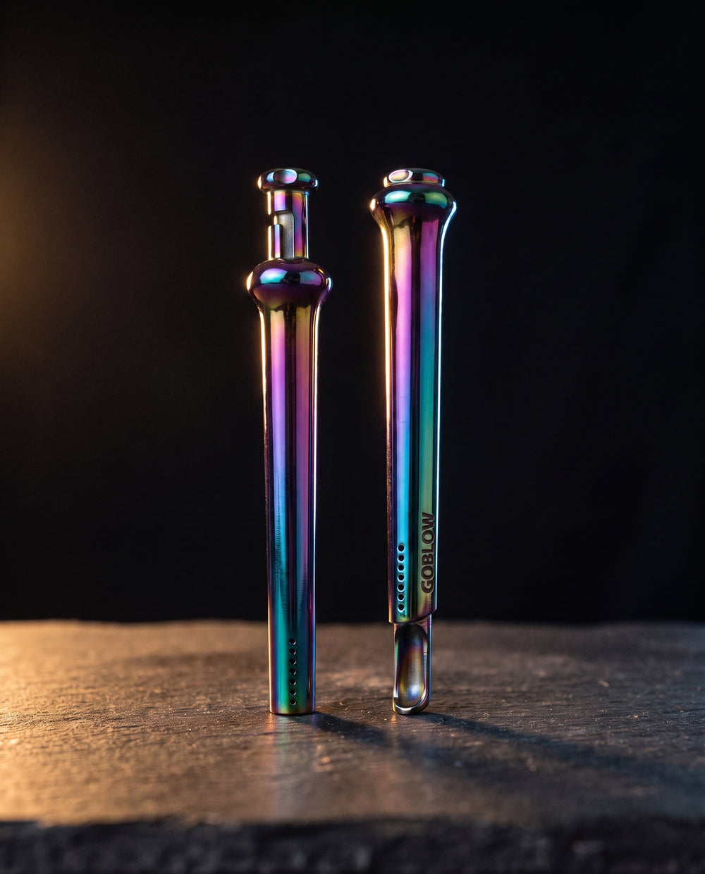 GoBlow MKII Rainbow — front and scoop view