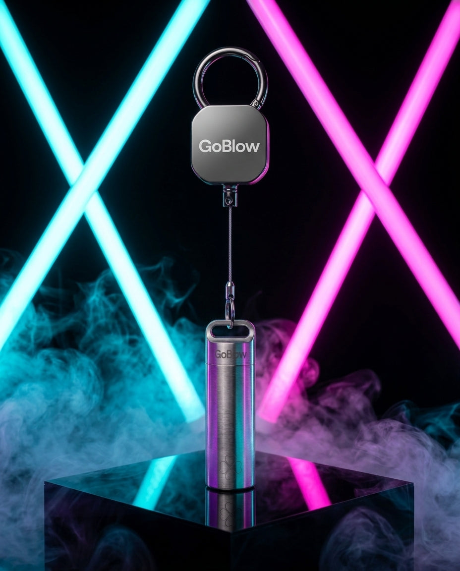 GoBlow Yoyo cable extended with Stack attached